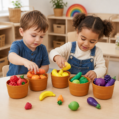 Farmer's Market Colour Sorting Set nursery play image