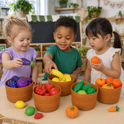 Farmer's Market Colour Sorting Set nursery market play