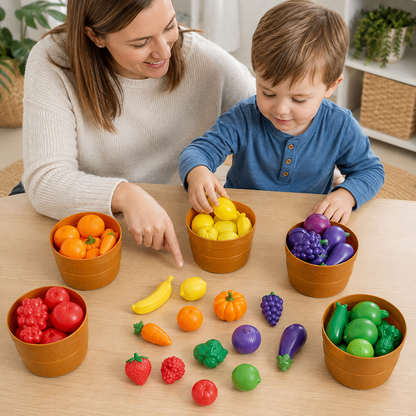 Farmer's Market Colour Sorting Set home learning image