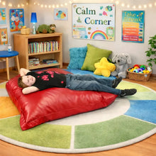 Faux Leather Beanbag Sensory Cushion-Faux Leather Beanbag Sensory Cushion