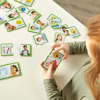 Feelings & Emotions Puzzle Cards-Feelings & Emotions Puzzle Cards