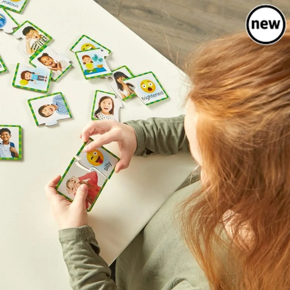 Feelings & Emotions Puzzle Cards-Feelings & Emotions Puzzle Cards