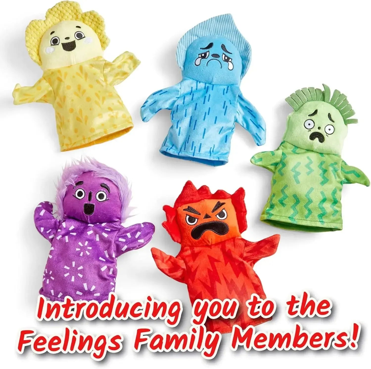 Feelings Family Hand Puppets-Feelings Family Hand Puppets