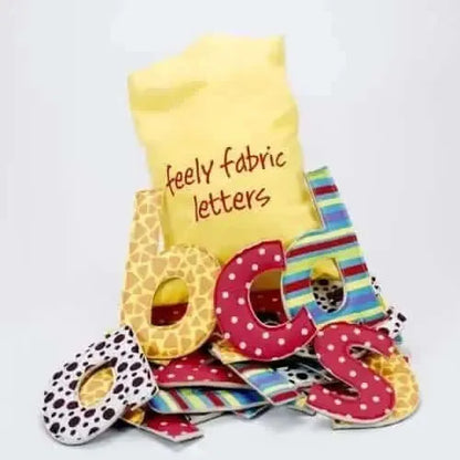 Feely Fabric Letters-Feely Fabric Letters