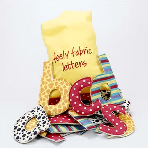 Feely Fabric Letters-Feely Fabric Letters