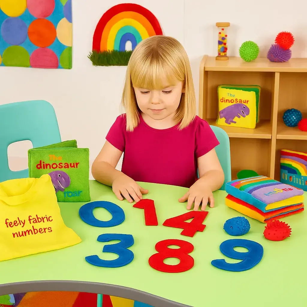 Feely Fabric Numbers,Numeracy resources,Classroom numeracy resources ...