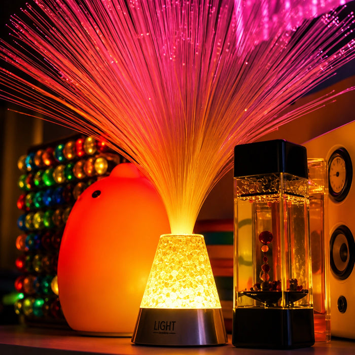 Fibre optic ice lamp-Fibre optic ice lamp
