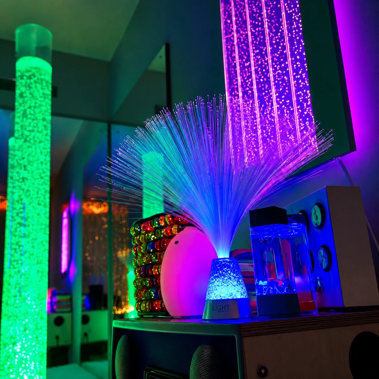 Fibre optic ice lamp-Fibre optic ice lamp