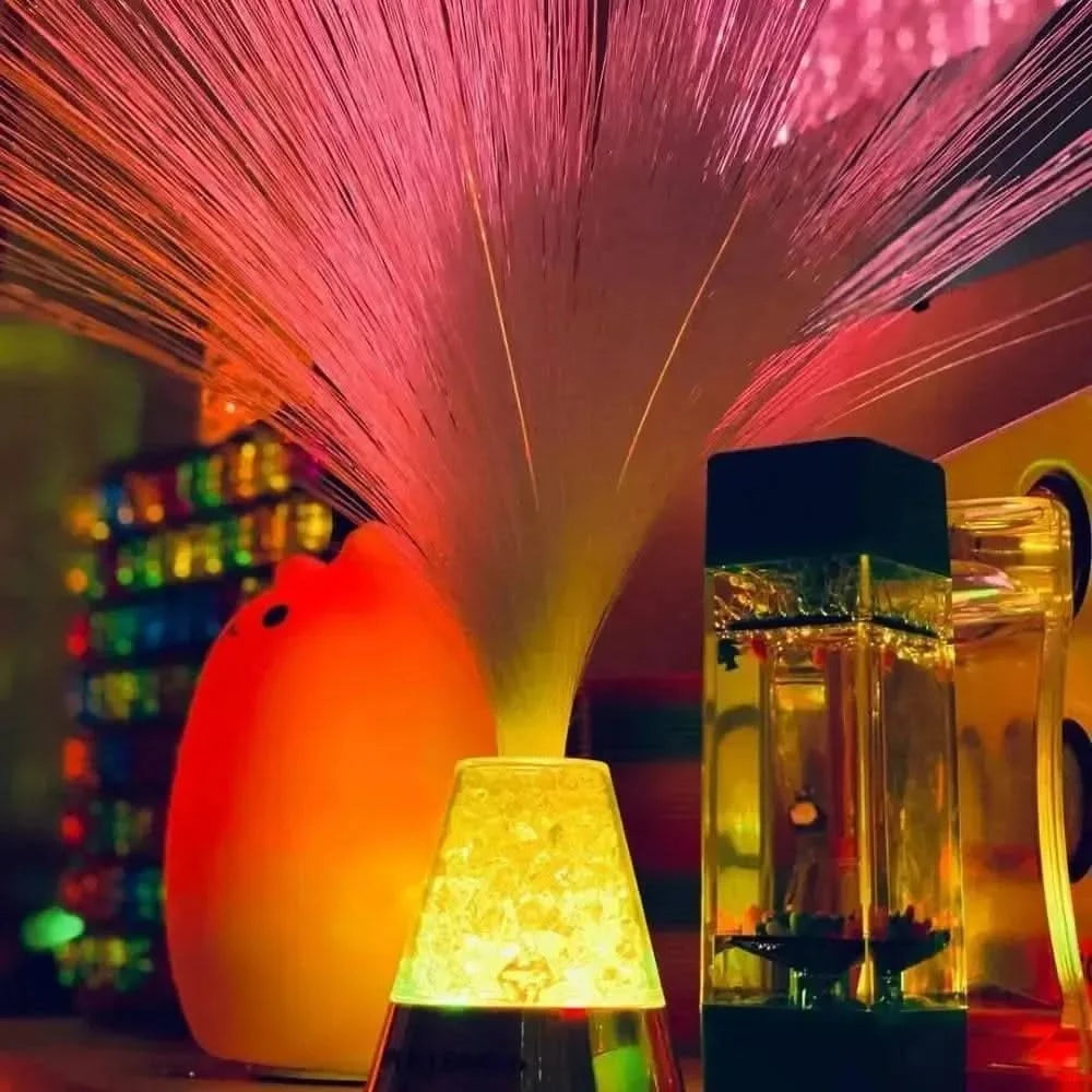 Fibre optic ice lamp-Fibre optic ice lamp