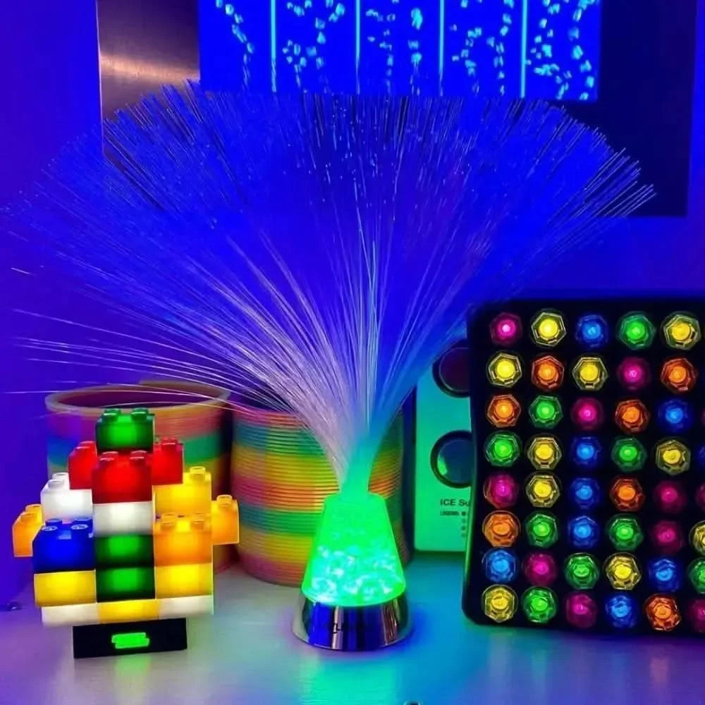 Fibre optic ice lamp-Fibre optic ice lamp