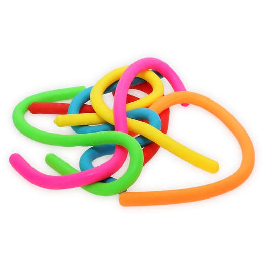 Fidget Bungee Bandz - Pack of 3, and provide endless entertainment. The Colourful Stretchy Bungee Bandz are a must-have for anyone who enjoys fidgeting or needs a way to relieve stress. Made from durable and stretchy material, these bandz offer a satisfying sensory experience that helps focus the mind and relieve anxiety. Each pack comes with three bandz in vibrant, eye-catching colors that will surely capture everyone's attention. Whether you're using them for your personal fidgeting pleasure or as a party
