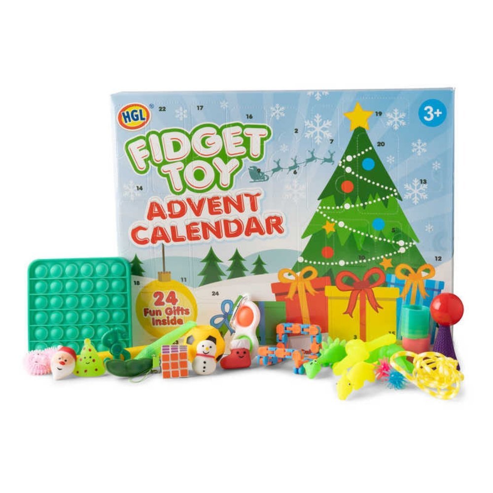 Fidget Toy Advent Calendar, Due to popular demand we now have a brand new version of our awesome Fidget Toy Advent Calendars with a new selection of toys, the perfect sensory product for the countdown to the big day. Every morning children will love their latest fidget toy addition as they open up the door on the Fidget Toy Advent Calendar. The Fidget Toy Advent Calendar is a must have for Christmas and and has gained momentum on social media and news websites due to the huge popularity of these. This adven