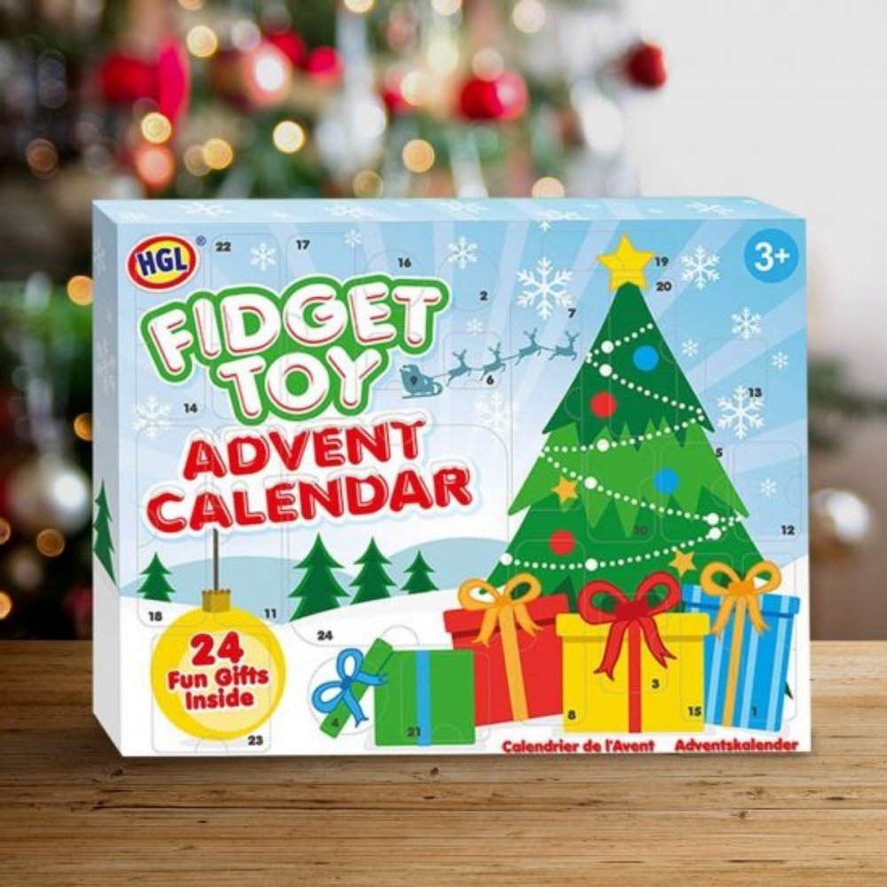 Fidget Toy Advent Calendar, Due to popular demand we now have a brand new version of our awesome Fidget Toy Advent Calendars with a new selection of toys, the perfect sensory product for the countdown to the big day. Every morning children will love their latest fidget toy addition as they open up the door on the Fidget Toy Advent Calendar. The Fidget Toy Advent Calendar is a must have for Christmas and and has gained momentum on social media and news websites due to the huge popularity of these. This adven