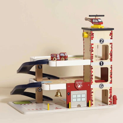 Fire & Rescue Wooden Garage-Fire & Rescue Wooden Garage
