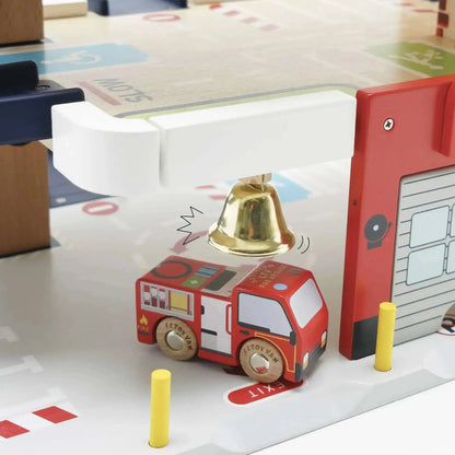Fire & Rescue Wooden Garage-Fire & Rescue Wooden Garage