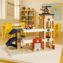 Fire & Rescue Wooden Garage-Fire & Rescue Wooden Garage