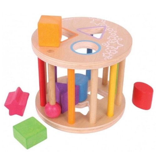 First Rolling Shape Sorter, The First Rolling Shape Sorter: Fun, Educational, and Engaging!Introduce your little one to the world of shapes and colors with the First Rolling Shape Sorter. This multifunctional toy offers an exciting way for children to learn, play, and develop essential skills. Here's why it's a fantastic addition to your child's playtime: Shape and Color Sorting: The First Rolling Shape Sorter is not just about shapes; it's also a color-matching sorter. Your child can explore and match brig