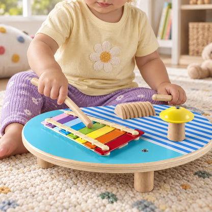 Fisher-Price Wooden Music Table-Fisher-Price Wooden Music Table