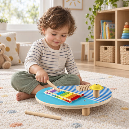 Fisher-Price Wooden Music Table-Fisher-Price Wooden Music Table
