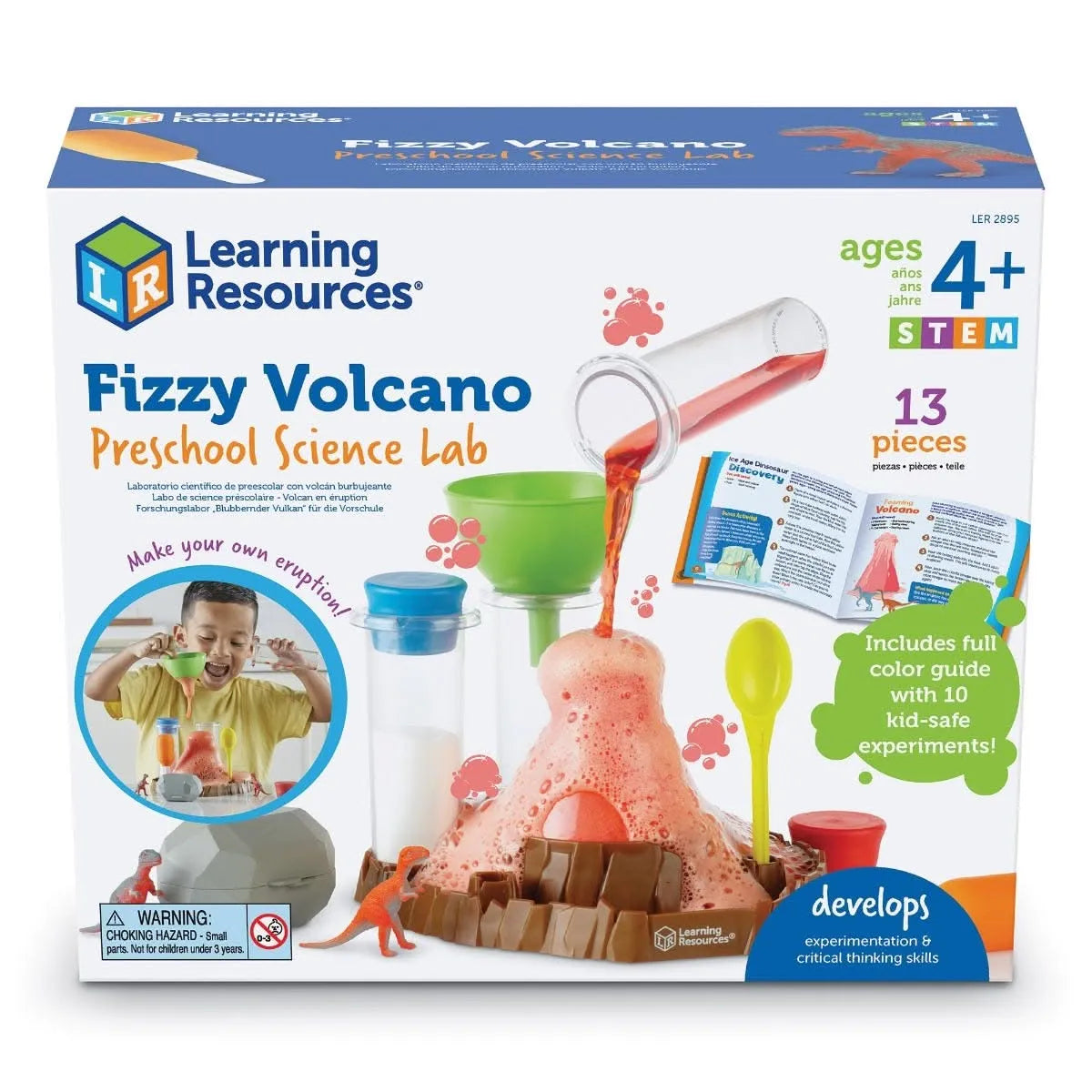 Fizzy Volcano Preschool Science Lab-Fizzy Volcano Preschool Science Lab