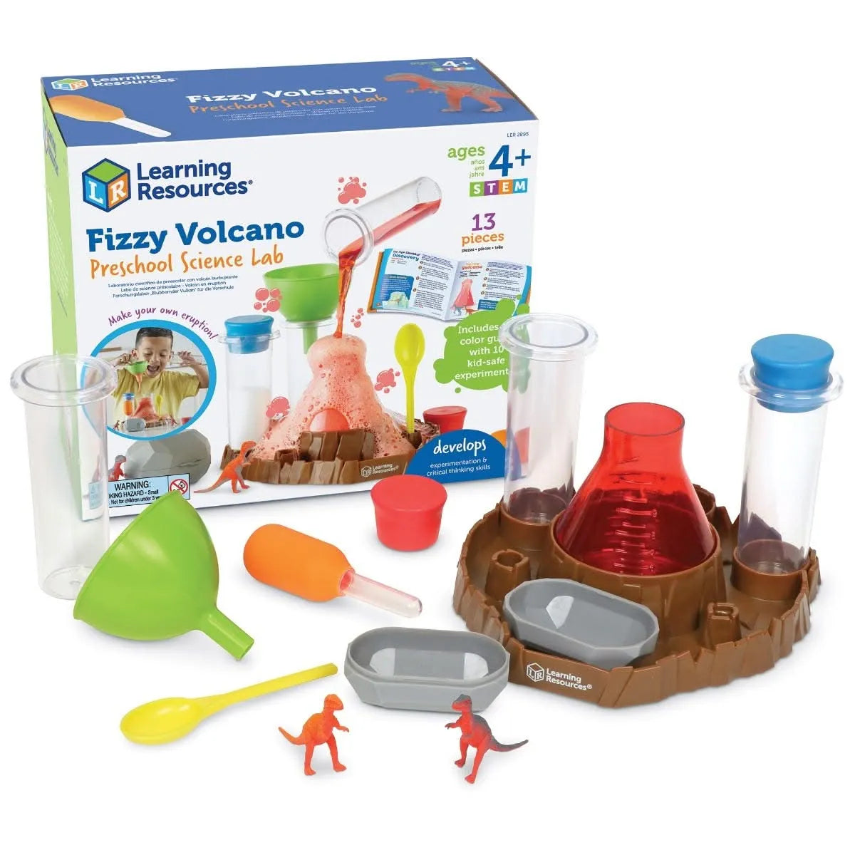 Fizzy Volcano Preschool Science Lab-Fizzy Volcano Preschool Science Lab