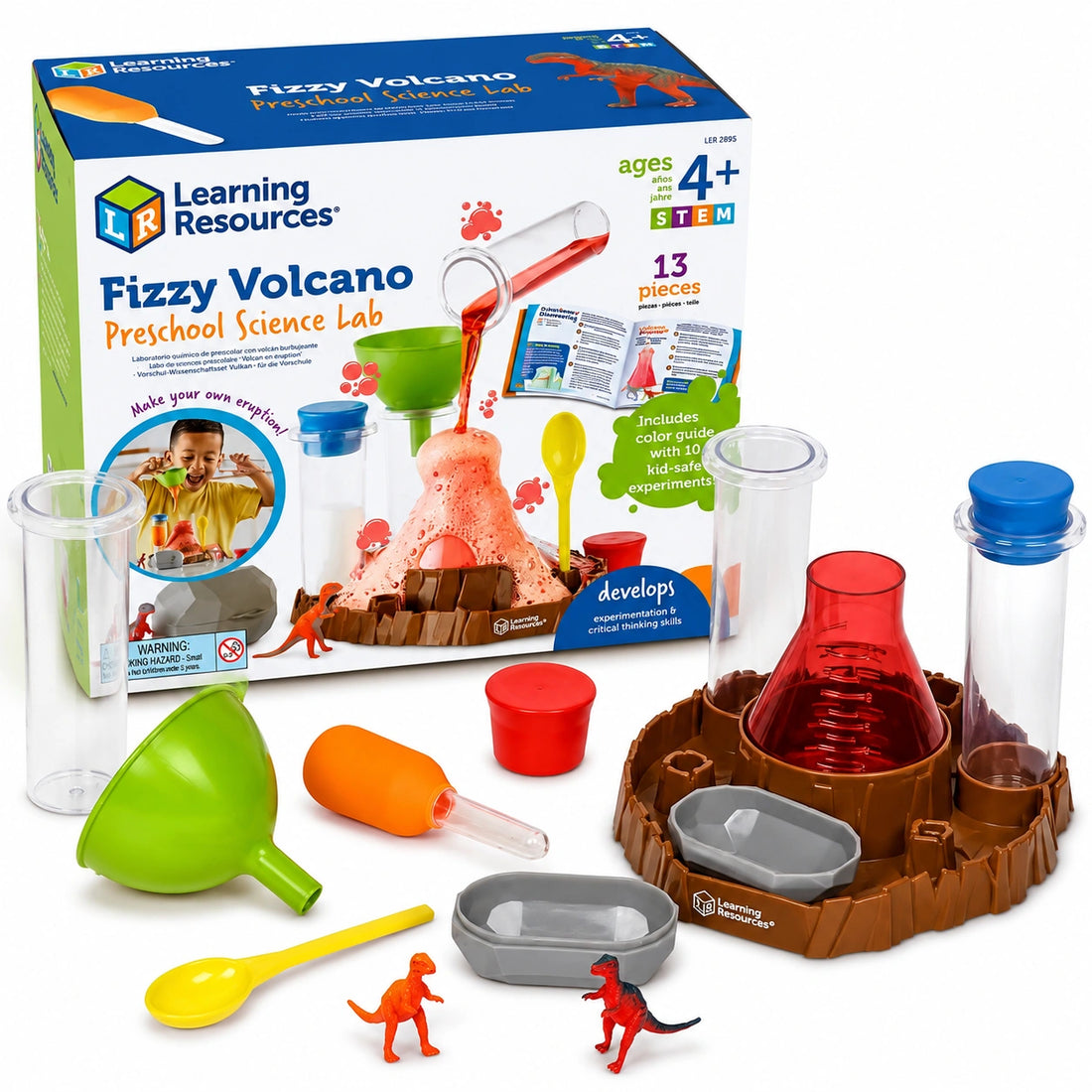 Fizzy Volcano Preschool Science Lab-Fizzy Volcano Preschool Science Lab