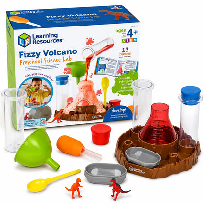 Fizzy Volcano Preschool Science Lab-Fizzy Volcano Preschool Science Lab