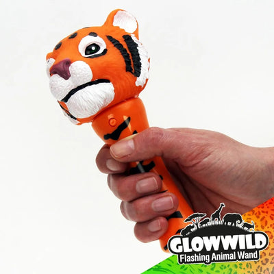 Tiger Mini Light Up Animal Wand 7"-Tiger Mini Light Up Animal Wand 7"