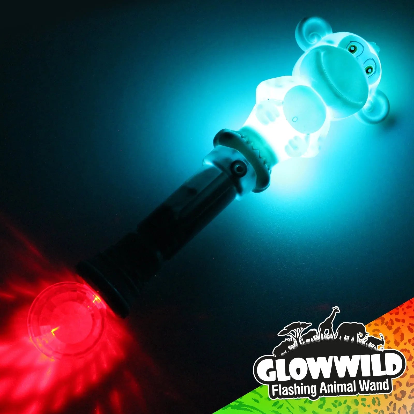 Monkey Mega Flashing Animal Wand-Monkey Mega Flashing Animal Wand