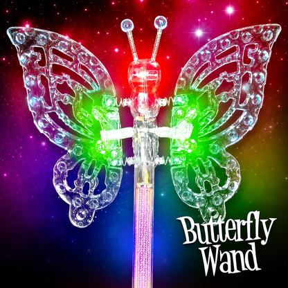 Flashing Butterfly Wand-Flashing Butterfly Wand