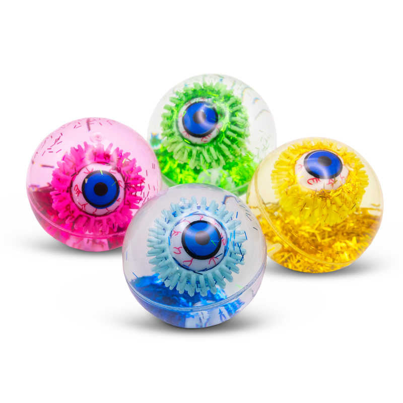 Flashing Eye Ball, The Flashing Eye Ball is a unique and entertaining toy that is perfect for children who love to play and explore. This Flashing Eye Ball features internal LEDs that light up in sequence when activated, creating a dazzling and mesmerizing visual display. Made with tough plastic and a floating eyeball in liquid within, this toy is designed to withstand lots of playtime.Designed to be a perfect distraction tool when under stress or needing to fidget, the Flashing Eye Ball is an excellent way