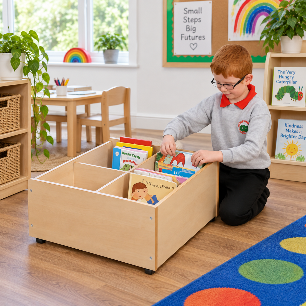 Floor Level 4 Compartment Kinderbox in a bright early years classroom – view 4