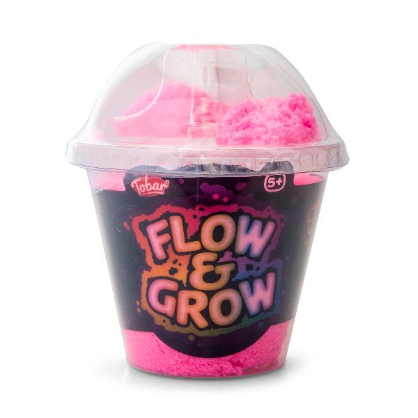 Flow and Grow Sand, Discover the Fascinating World of Expanding Putty! Introducing our expanding putty, a unique and mesmerizing novelty that's unlike any other putty you've experienced before. This putty takes playtime to a whole new level with its intriguing properties. Here's what makes it special: Expanding Action: This putty behaves like magic when you shake its tub. Witness it expand and move, almost as if it has a life of its own. It's a captivating experience that will keep you entertained for hours