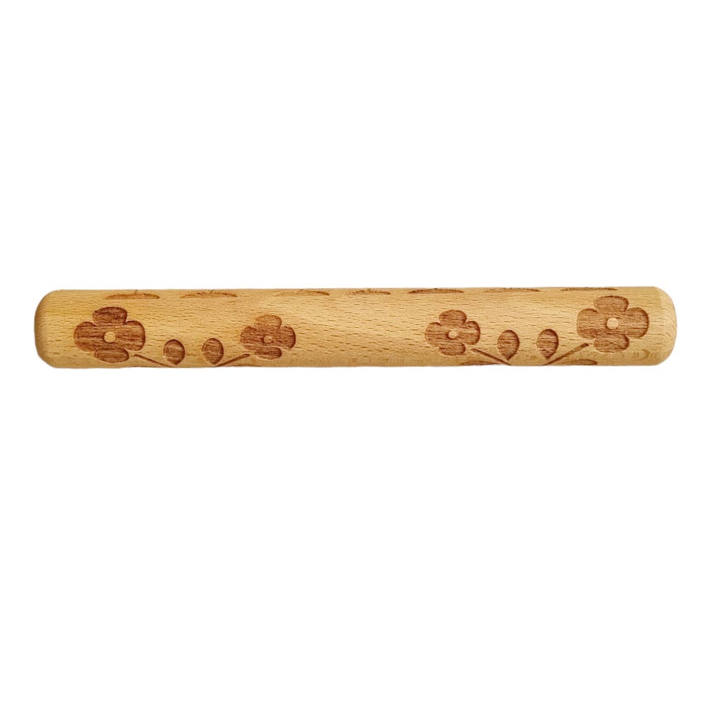 Flowers Wooden Roller, Introducing our Flowers Wooden Roller.This unique and charming roller is the perfect addition to your child's art and sensory playtime. Made from high-quality wood, this Flowers Wooden Roller is designed to create texture and relief as your little ones roll out their clay creations. The Flowers Wooden Roller features a fun flower pattern, perfect for playful and imaginative minds. Ideal for open-ended play, this roller is perfect for unleashing your child's creativity and letting them