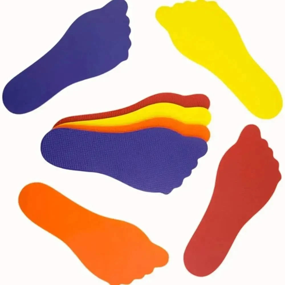 Foot Floor Markers Pack of 10-Foot Floor Markers Pack of 10