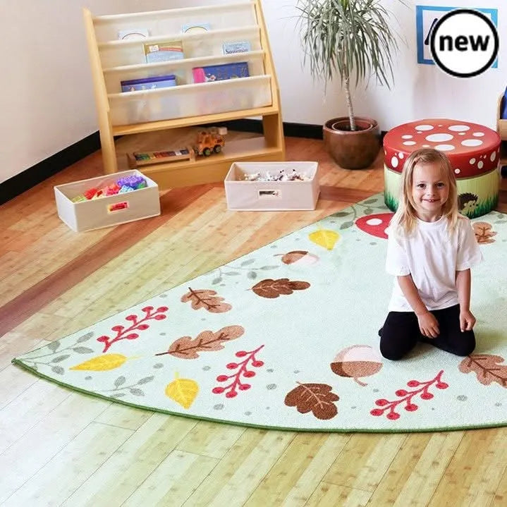 Forest Friends Corner Placement Carpet,Classroom carpet,classroom rugs ...