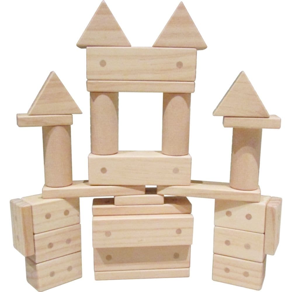 Freckled Frog Magnetic Wooden Blocks, Encouraging imaginative play through design and construction, with these Freckled Frog Magnetic Wooden Blocks children also learn about magnetic and shapes. This 30 piece set includes 6 different shapes that magnetically join for children to easily build and create their own structures. The Freckled Frog Magnetic Wooden Blocks are d esigned for hours of open-ended play while introducing early maths concepts, promoting the development of motor skills and problem-solving 