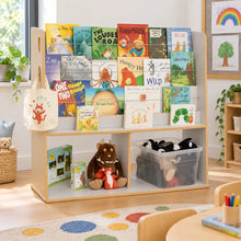 Free Standing Book Display & Storage Unit in a bright early years classroom – view 1