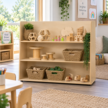 Free Standing Shelf 540mm deep in a bright early years classroom – view 1