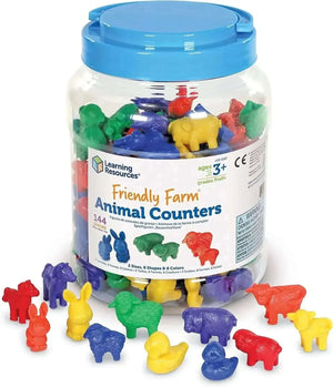 Friendly Farm Animal Counters Set of 144-Friendly Farm Animal Counters Set of 144