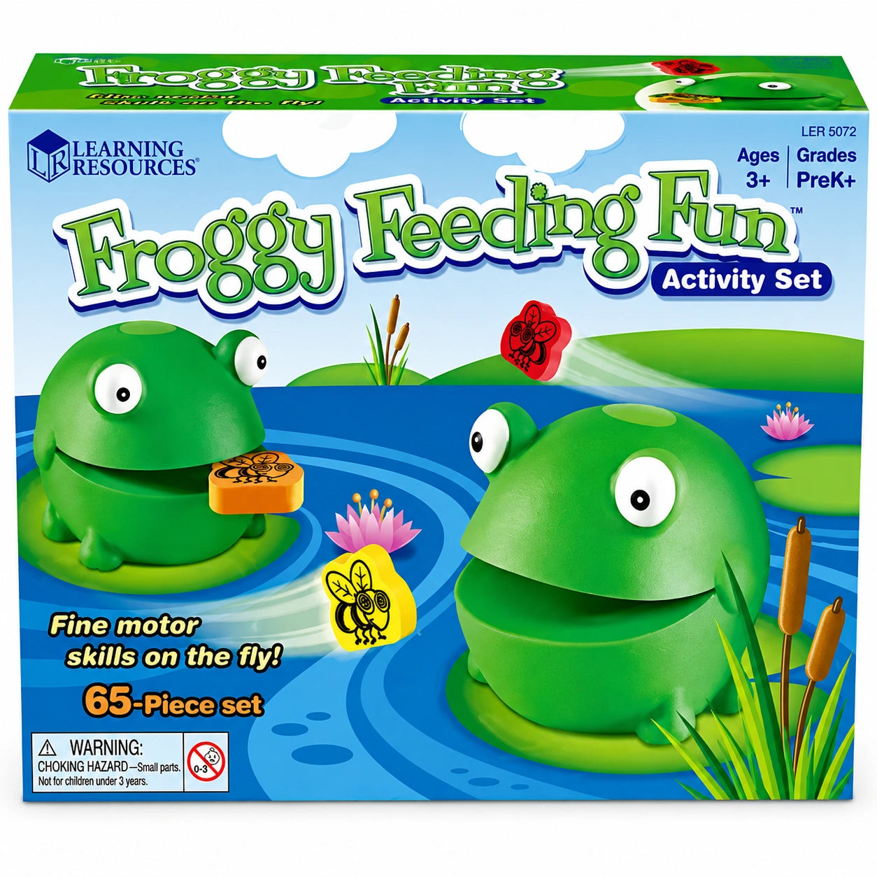 Froggy Feeding Fun Fine Motor Skills Game-Froggy Feeding Fun Fine Motor Skills Game