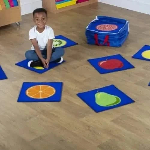 Fruit Mini Placement Carpets with holdall-Fruit Mini Placement Carpets with holdall