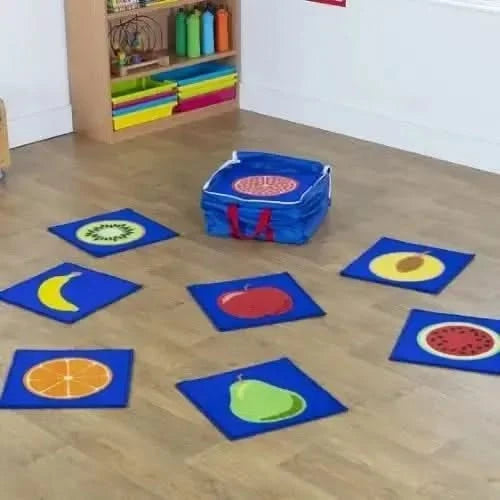 Fruit Mini Placement Carpets with holdall-Fruit Mini Placement Carpets with holdall