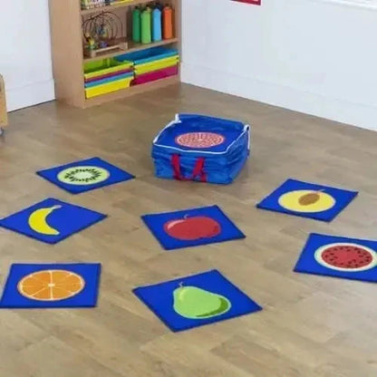 Fruit Mini Placement Carpets with holdall-Fruit Mini Placement Carpets with holdall