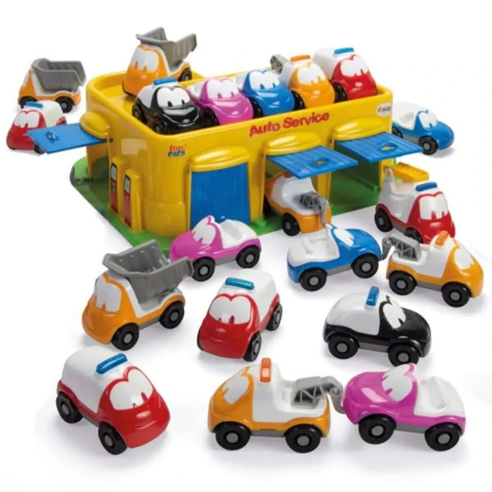 FunCars Classic 40 Piece Car & Garage Set-FunCars Classic 40 Piece Car & Garage Set