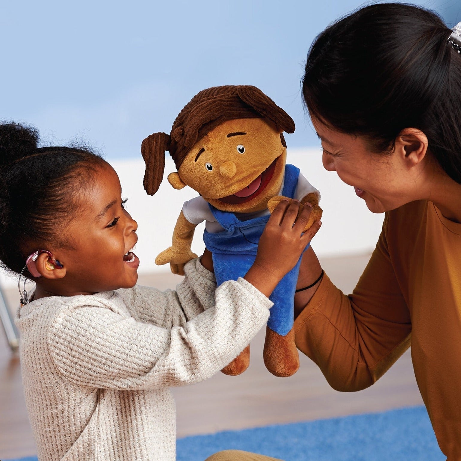Gabby's Puppet, Discover the wonderful world of emotional learning and immersive play with Gabby, the puppet who is here to inspire creativity, nurture empathy, and encourage expressive communication in young learners. Pigtails and all, Gabby is ready to be the star in your little one's imaginative play landscape. Product Description Gabby's Puppet: Your Child's Imaginative Companion Designed with pigtails that are as lively as her spirit, Gabby is a puppet that stands at a delightful 14 inches long, making