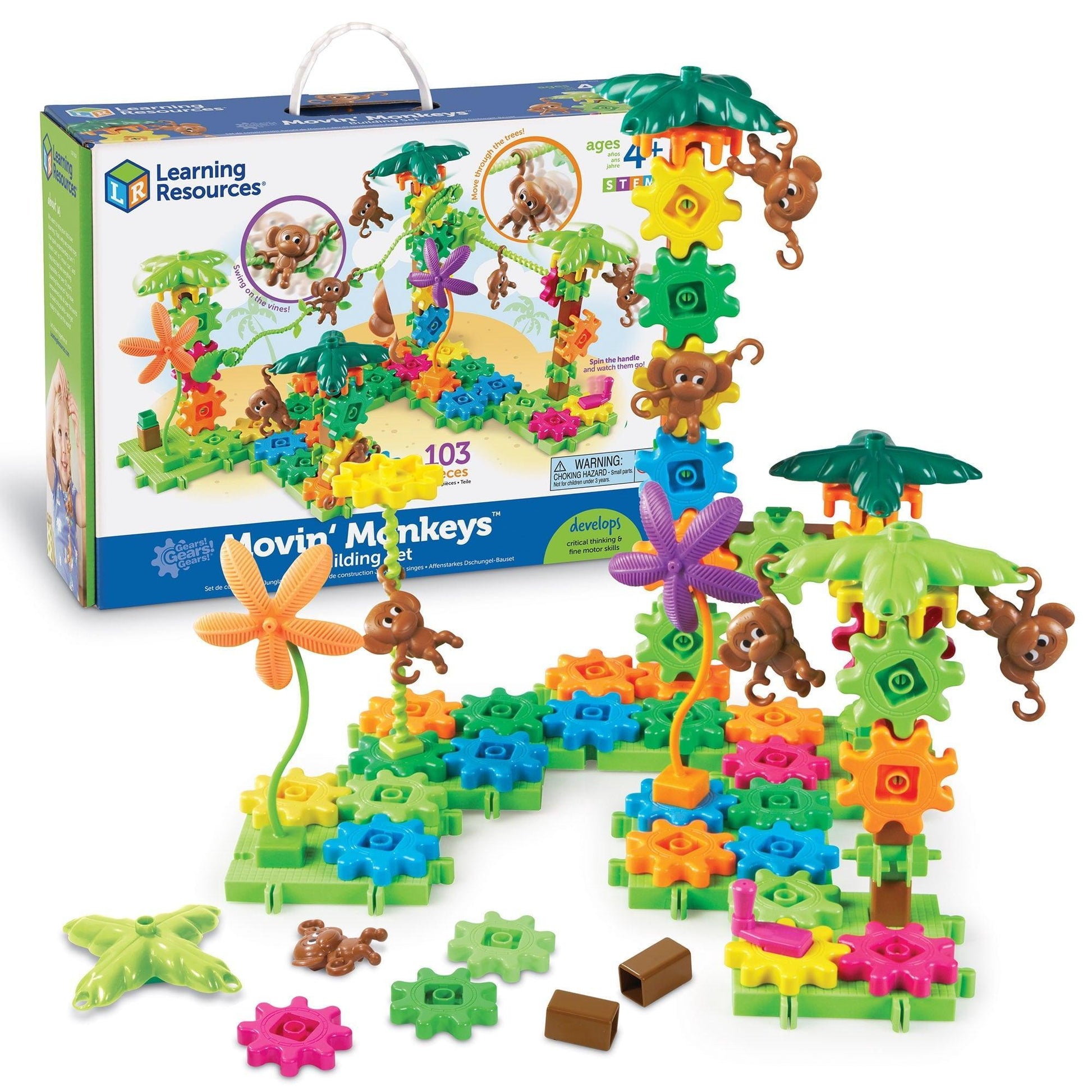 Gears! Gears! Gears! Movin' Monkeys Building Set educational learning resource