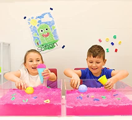 Gelli Baff, Introducing Gelli Baff, the magical bath time experience that turns ordinary water into thick, gooey fun! Simply sprinkle the Gelli Baff powder onto water and watch as it transforms into a jelly-like consistency, perfect for fantastic messy play.The consistency of Gelli Baff can be customized depending on the desired thickness. Whether your child prefers a jelly-like texture or a more diluted goo, Gelli Baff can cater to their preferences.Unlike other messy play materials such as slime or gloop 