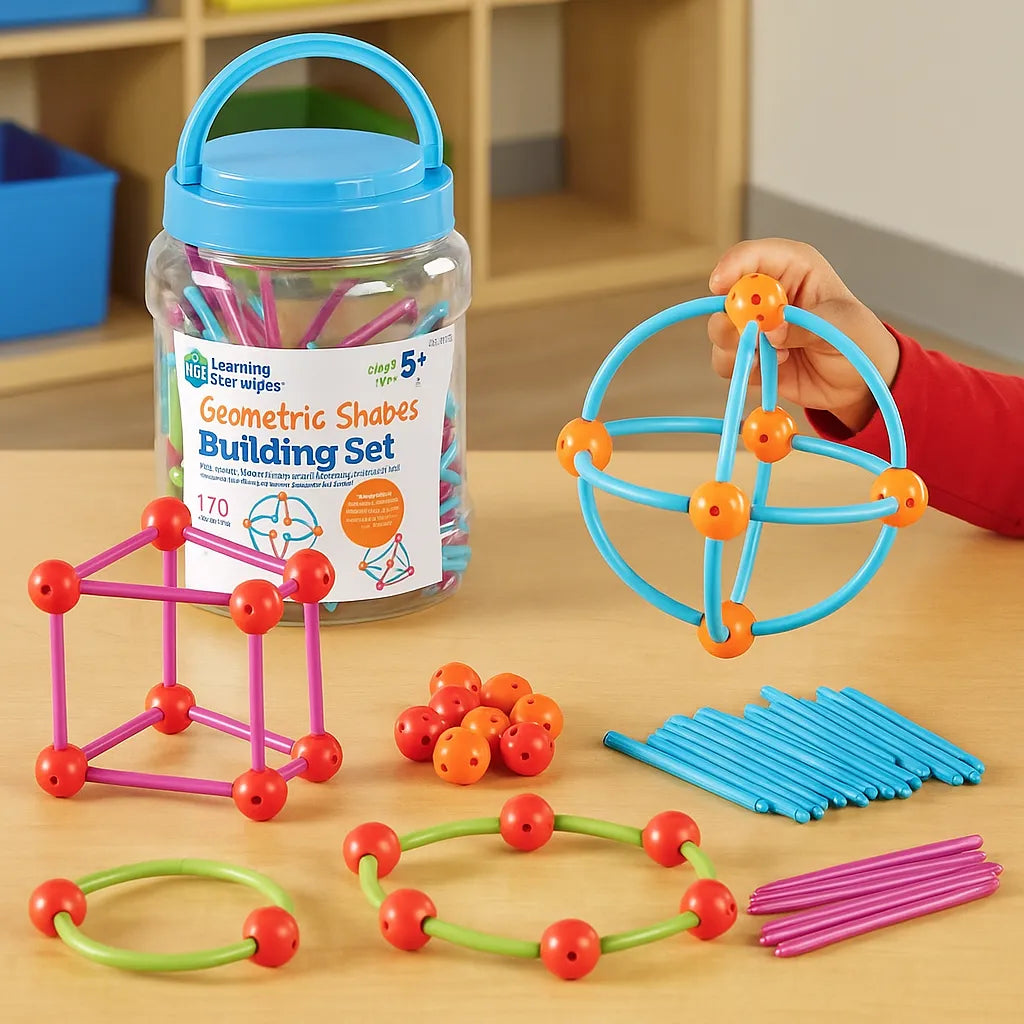 Geometric Shapes Building Set,Learning Resources Geometric Shapes ...