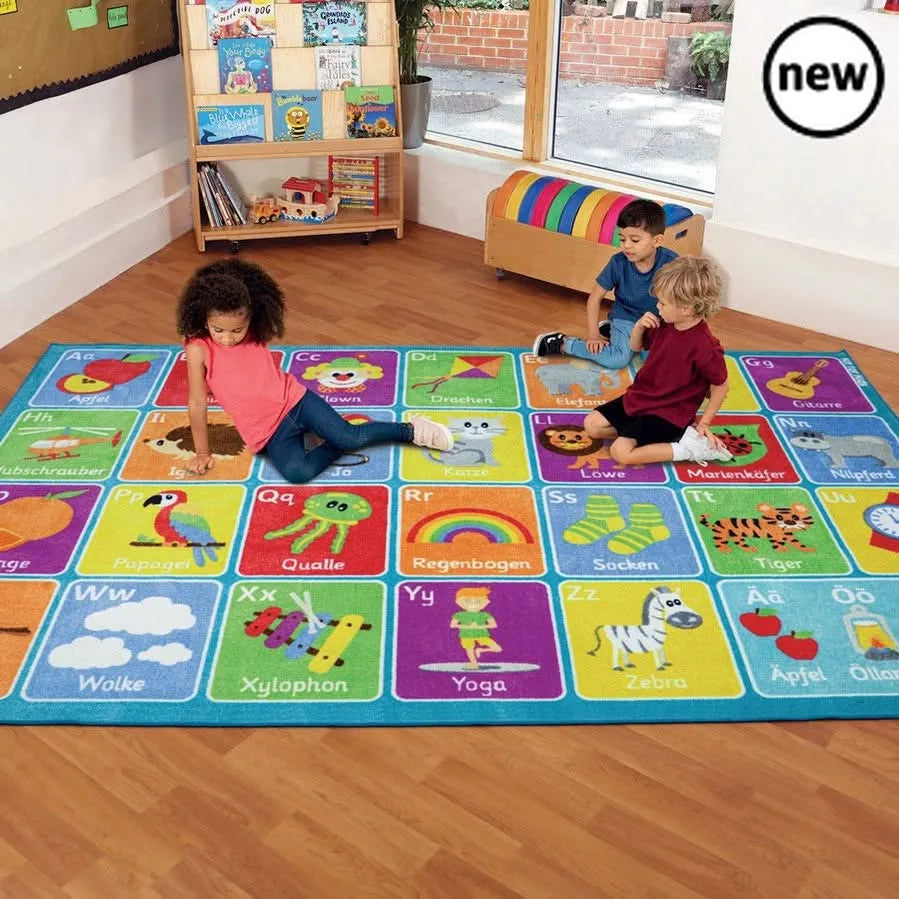 German Alphabet Carpet-German Alphabet Carpet